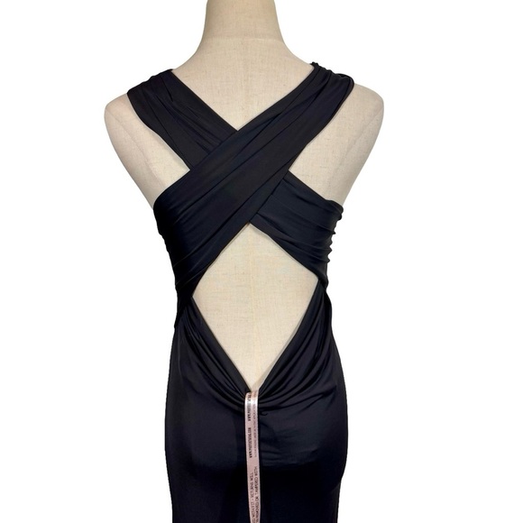 NEW NWT House of CB Odette Cross Front Cutout Maxi Dress - Picture 10 of 15